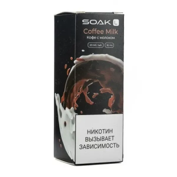 Жидкость SOAK L Coffe Milk 30 мл в Севастополе