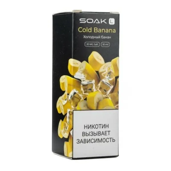 Жидкость SOAK L Cold Banana 30 мл в Севастополе