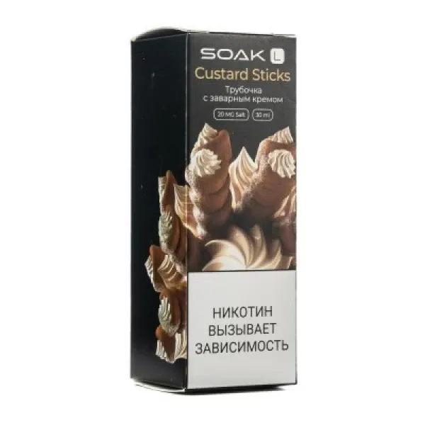 Жидкость SOAK L Custard Sticks 30 мл в Севастополе