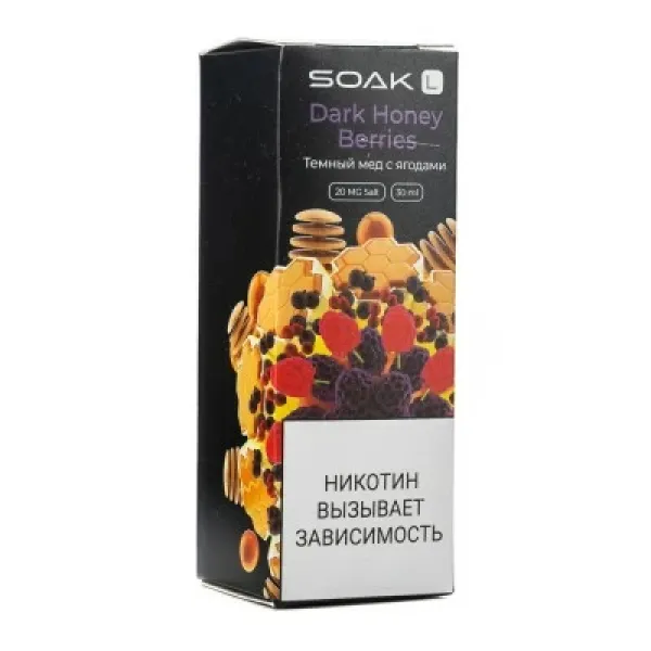 Жидкость SOAK L Dark Honey Berries 30 мл в Севастополе