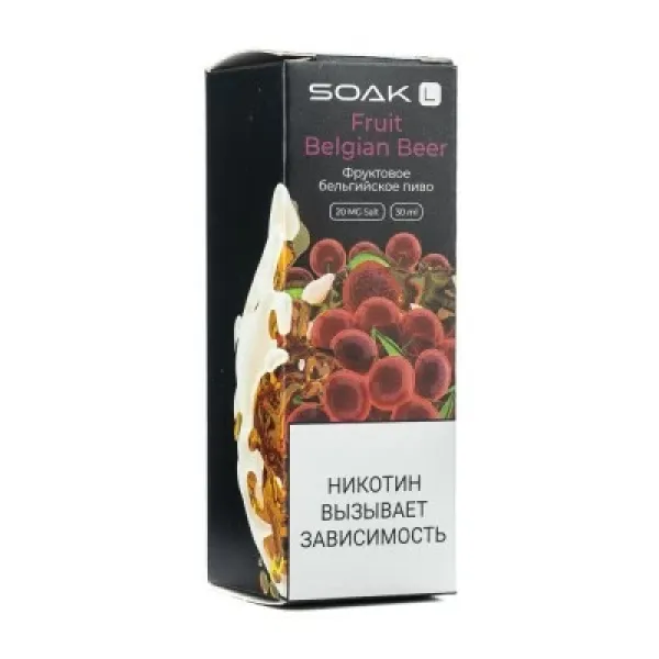Жидкость SOAK L Fruit Belgian Beer 30 мл в Севастополе