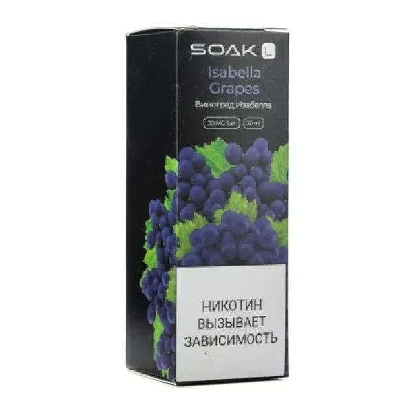 Жидкость SOAK L Isabella Grapes 30 мл в Севастополе