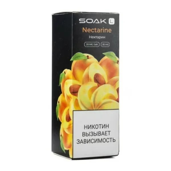 Жидкость SOAK L Nectarine 30 мл в Севастополе