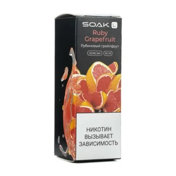 Жидкость SOAK L Ruby Grapefruit 30 мл в Севастополе