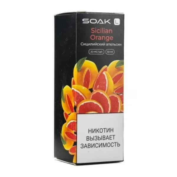 Жидкость SOAK L Sicilian Orange 30 мл в Севастополе