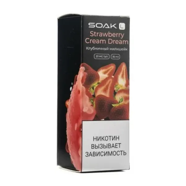 Жидкость SOAK L Strawberry Cream Dream 30 мл в Севастополе