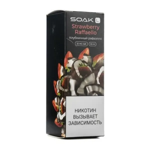 Жидкость SOAK L Strawberry Raffaello 30 мл в Севастополе