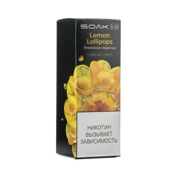 Жидкость SOAK LS Lemon Lollipops 30 мл в Севастополе