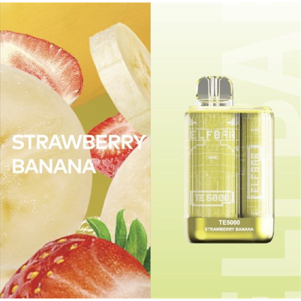 Elfbar TE5000 Strawberry Banana, 5000 тяг в Севастополе