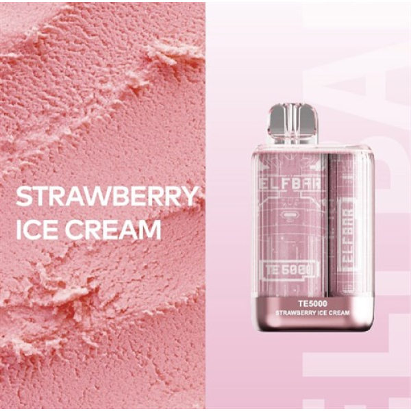 Elfbar TE5000 Strawberry Ice Cream, 5000 тяг в Севастополе