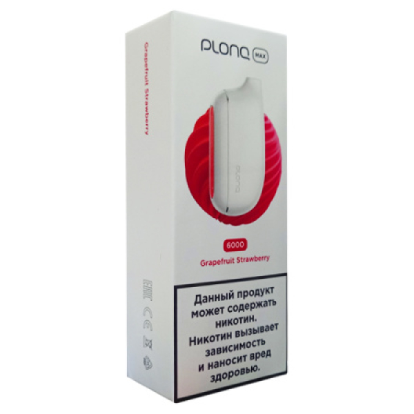 Plonq Max Grapefruit Strawberry 6000 тяг в Севастополе