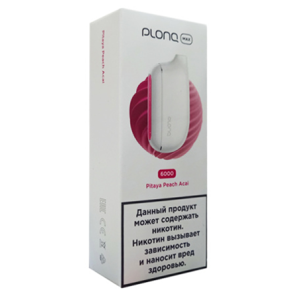 Plonq Max Pitaya Peach Acai 6000 тяг в Севастополе