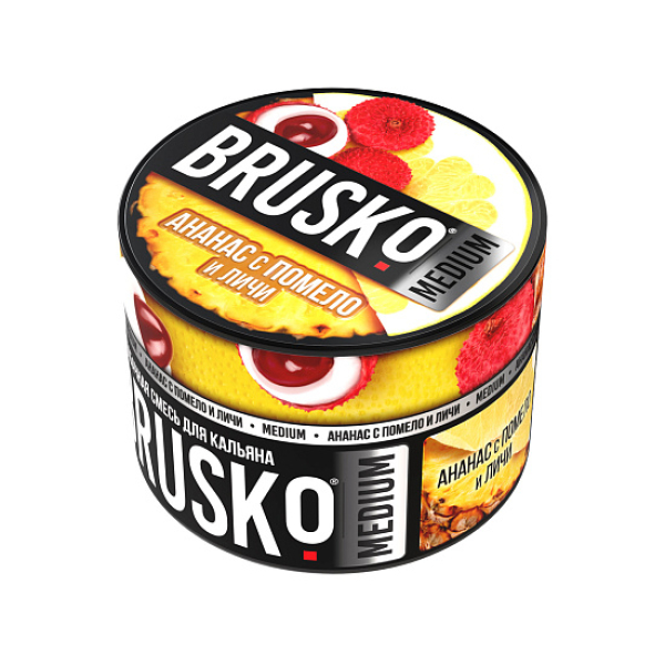 Смесь Brusko Ананас с помело и личи 50 гр в Севастополе