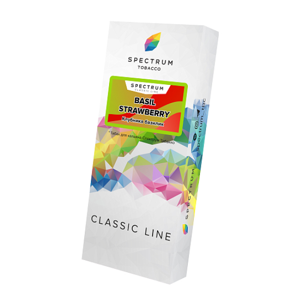 Табак SPECTRUM BASIL STRAWBERRY  100 грамм в Севастополе