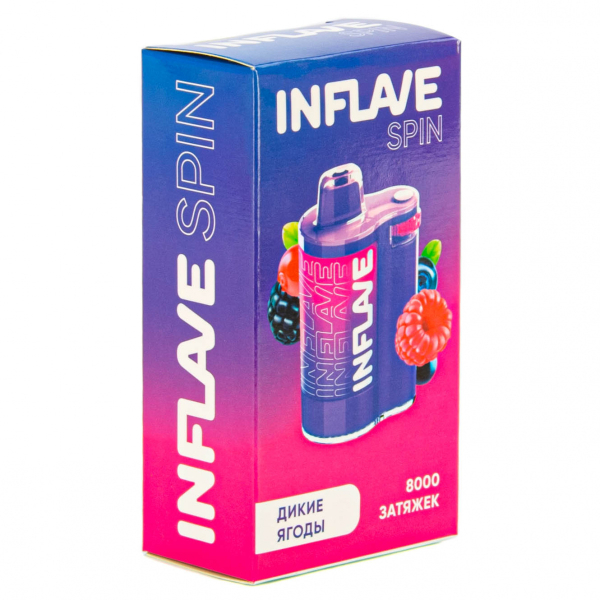 INFLAVE SPIN Дикие ягоды (8000 затяжек) в Севастополе