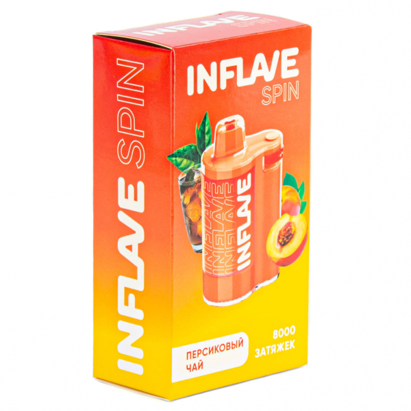 INFLAVE SPIN Персиковый чай (8000 затяжек) в Севастополе