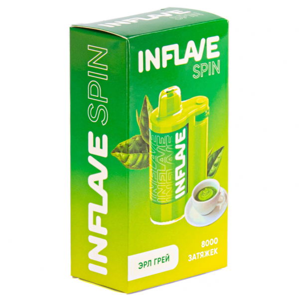 INFLAVE SPIN Эрл Грей (8000 затяжек) в Севастополе