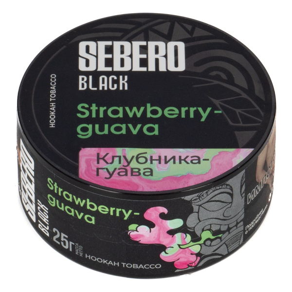 Табак Sebero Black Strawberry Guava  25 грамм в Севастополе