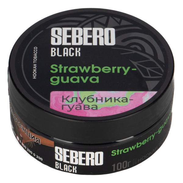 Табак Sebero Black Strawberry Guava  100 грамм в Севастополе