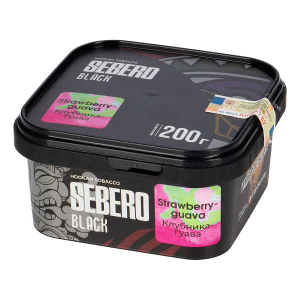 Табак Sebero Black Strawberry Guava  200 грамм в Севастополе
