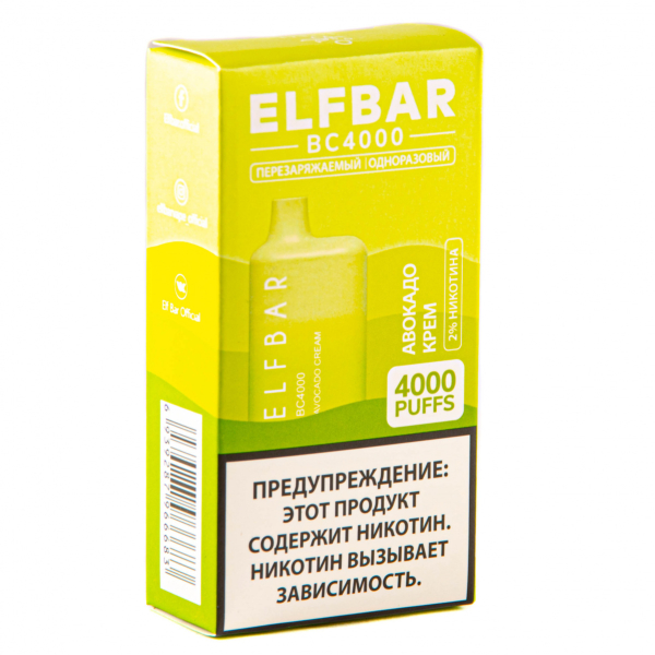 ELF BAR Avocado Cream (4000 затяжек) 20 мг в Севастополе
