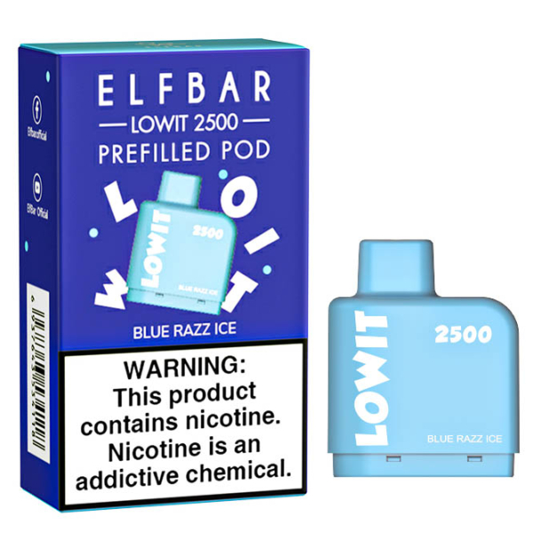 Картридж Elf Bar Lowit 2500 20 мг, 6 мл (Blue Razz Ice) в Севастополе