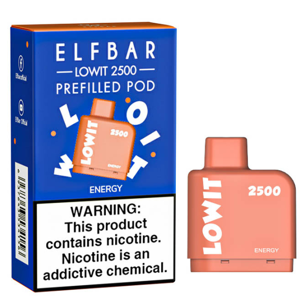 Картридж Elf Bar Lowit 2500 20 мг, 6 мл (Energy) в Севастополе