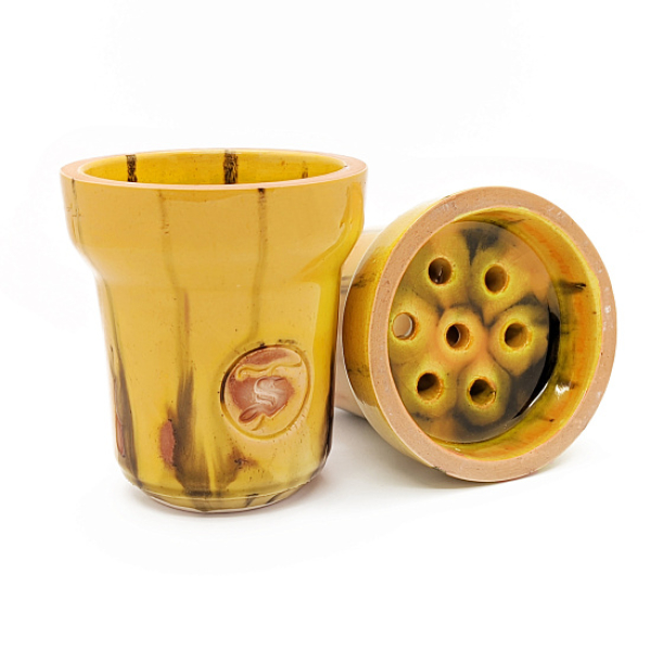 Чаша St Bowls Classic Glaze желтая с полосками в Севастополе