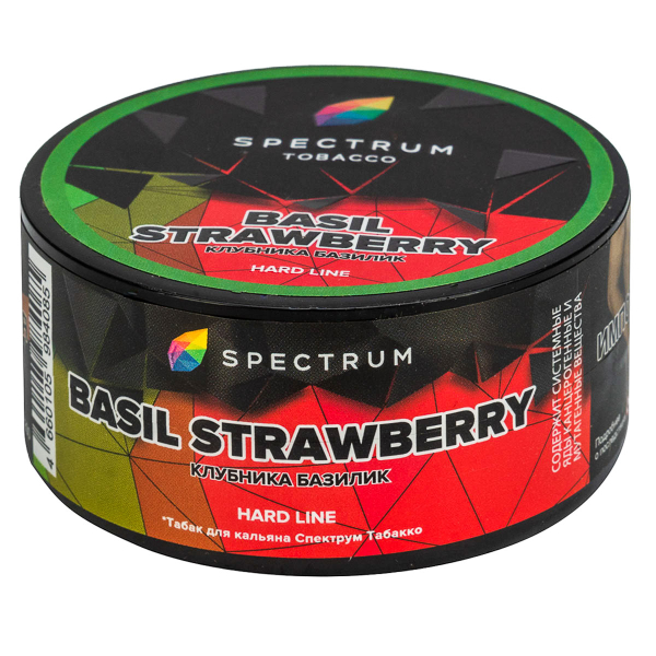 Табак Spectrum Hard Basil Strawberry  25 грамм в Севастополе