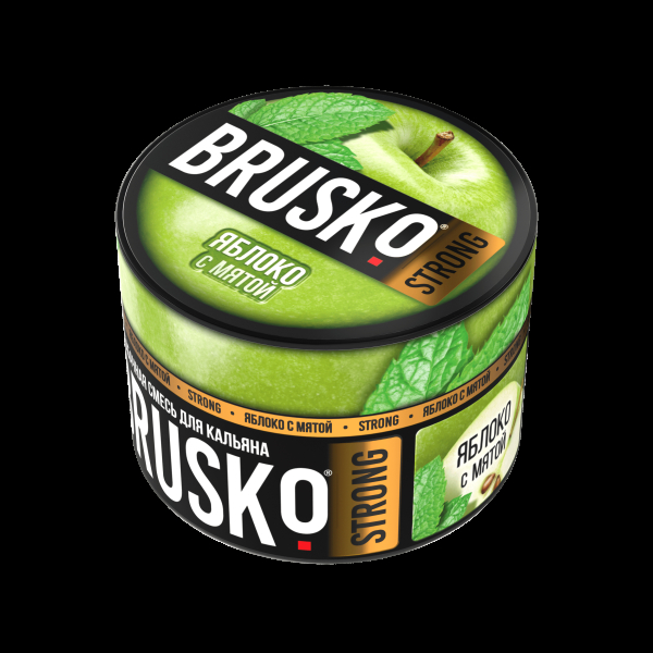 Смесь Brusko Strong яблоко с мятой  50 гр в Севастополе