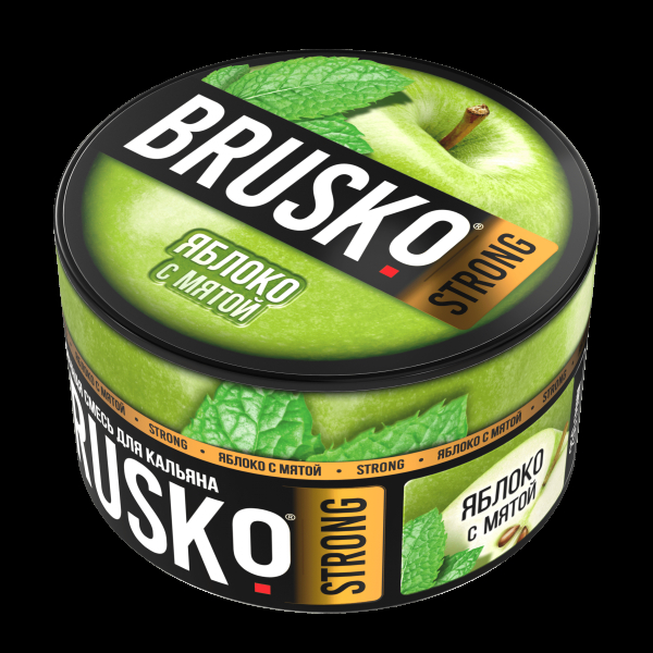 Смесь Brusko Strong яблоко с мятой  250 гр в Севастополе