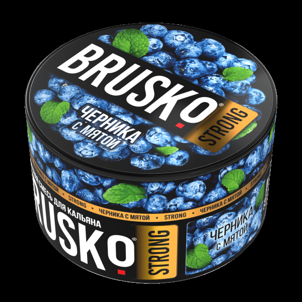 Смесь Brusko Strong черника с мятой  250 гр в Севастополе