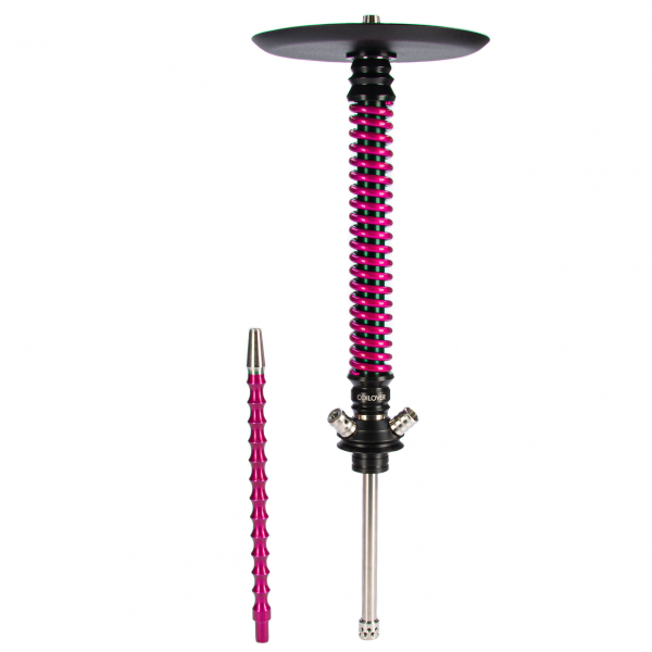 Кальян Mamay Customs Coilovers чёрно-розовый лак   в Севастополе