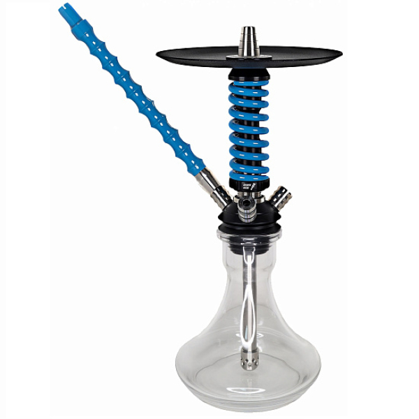 Кальян Mamay Custom Coilovers Micro Черный-Голубой Лак  в Севастополе