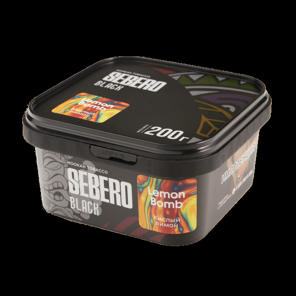 Табак Sebero Black Lemon Bomb  200 грамм в Севастополе