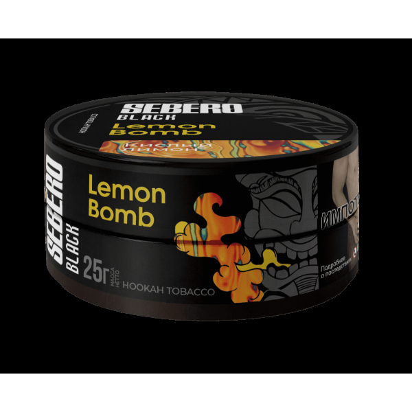 Табак Sebero Black Lemon Bomb  25 грамм в Севастополе