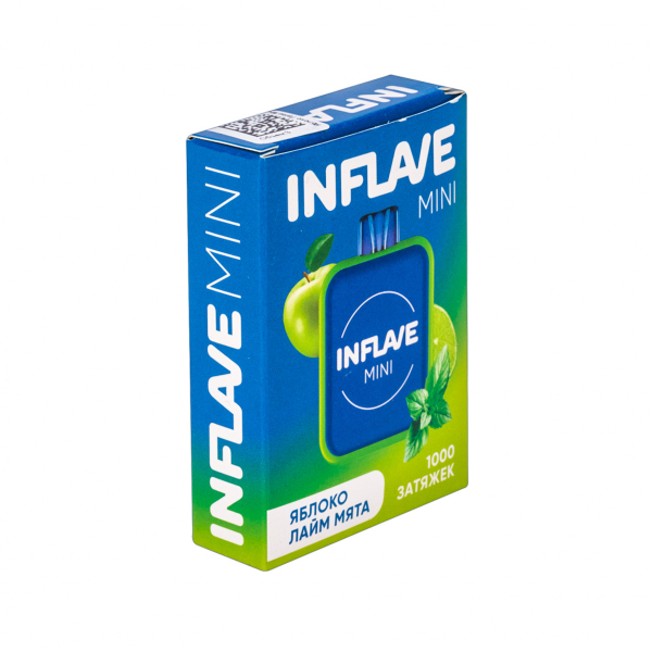 Inflave Mini Яблоко Лайм Мята (1000 Затяжек) в Севастополе