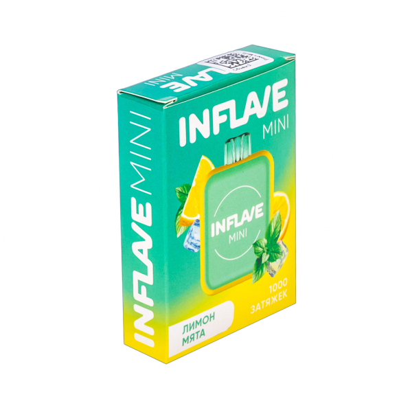 Inflave Mini Лимон Мята (1000 Затяжек) в Севастополе