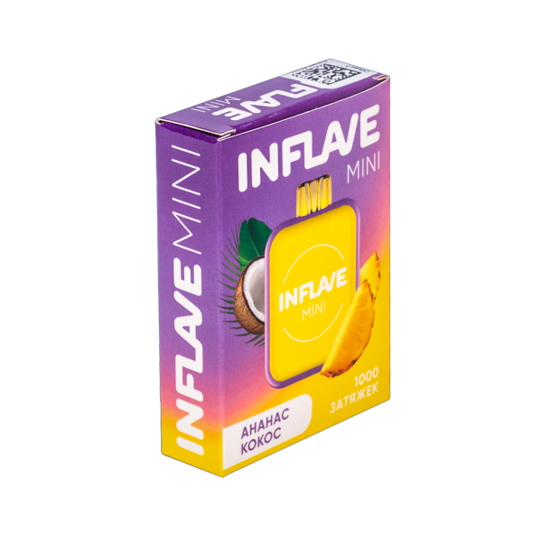 Inflave Mini Ананас Кокос (1000 Затяжек) в Севастополе