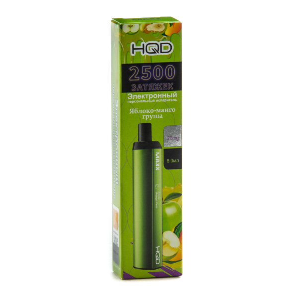 Hqd Maxx Яблоко Персик (2500 Затяжек) в Севастополе