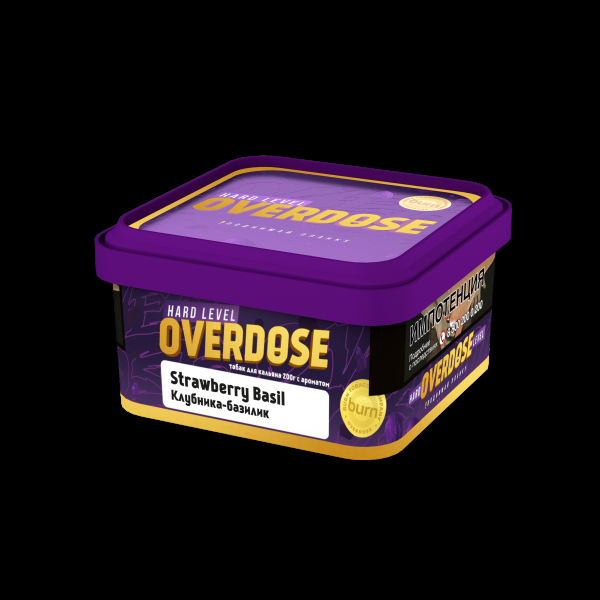 Табак Overdose Strawberry Basil  200 грамм в Севастополе
