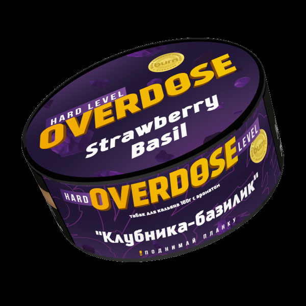 Табак Overdose Strawberry Basil  100 грамм в Севастополе