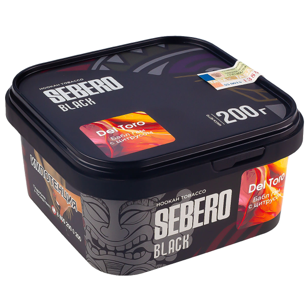 Табак Sebero Black Del Toro  200 грамм в Севастополе