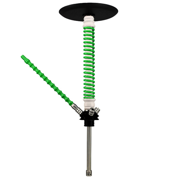 Кальян Mamay Custom V3 №12 Coilovers Белый-Салат  в Севастополе