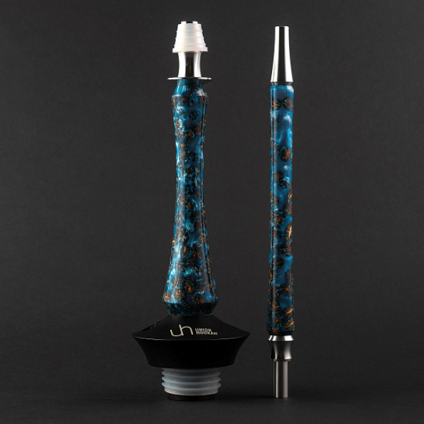Кальян Union Hookah Sleek Акрил С Шишками Голубой   в Севастополе