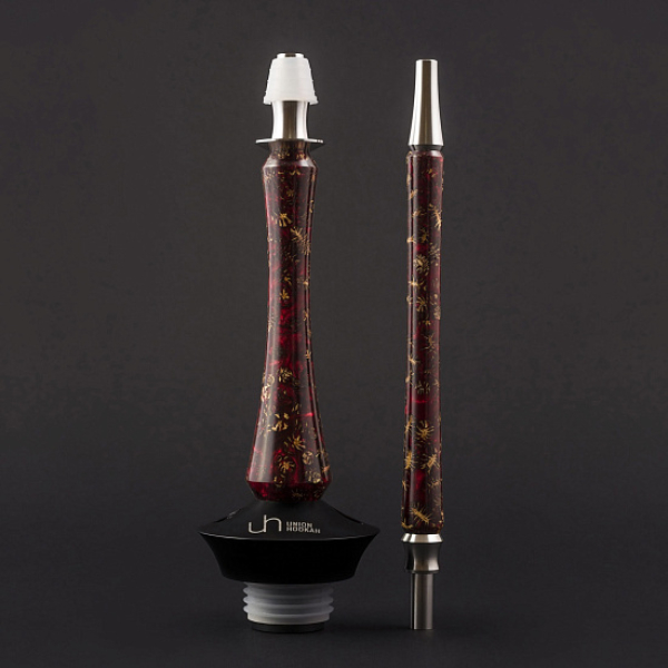 Кальян Union Hookah Sleek Акрил С Шишками Красный   в Севастополе