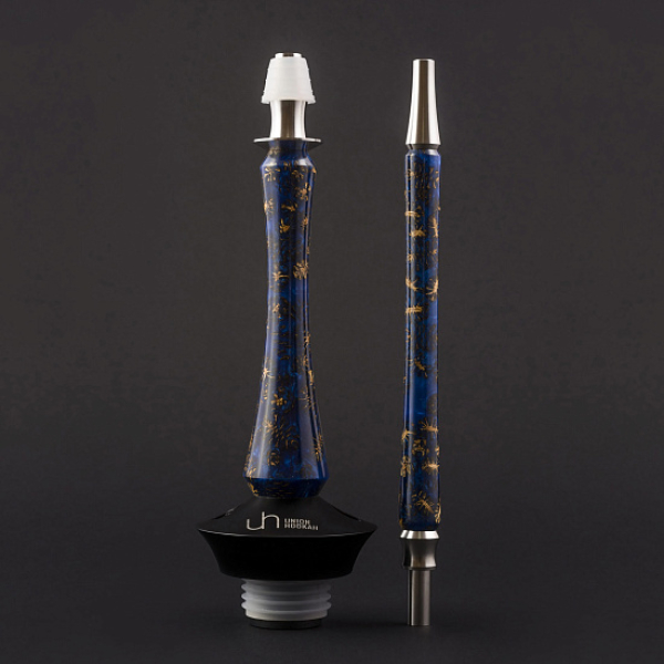 Кальян Union Hookah Sleek Акрил С Шишками Синий  в Севастополе