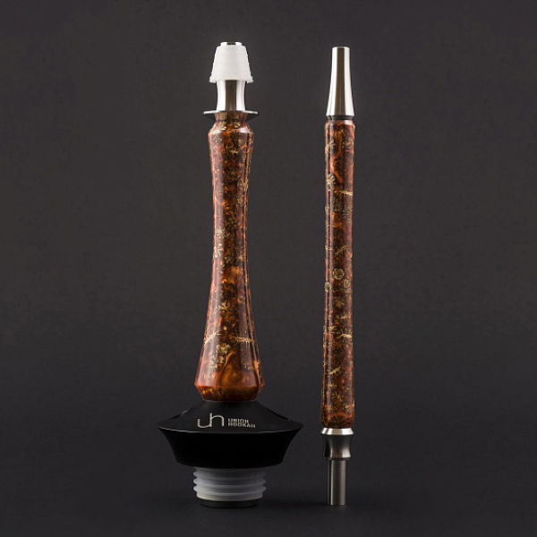 Кальян Union Hookah Sleek Акрил С Шишками Янтарь  в Севастополе