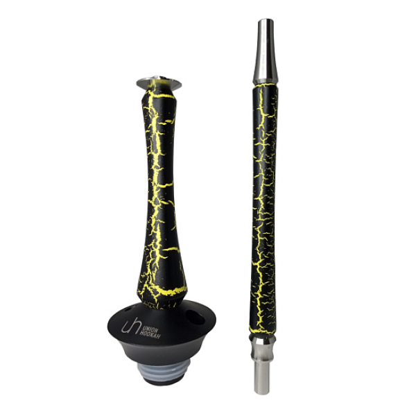 Кальян Union Hookah Sleek Кракле Желтый  в Севастополе