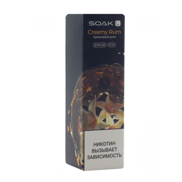 Жидкость Soak Creamy Rum 10 Мл 2 Мг в Севастополе